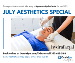 Ocala Eye Aesthetics July 2020 specials