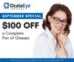 Ocala Eye Optical September 2021 specials